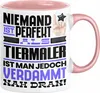 Tiermaler Geschenk Tasse Lustige Geschenkidee für Tiermaler Produktbild-Vorschau 1