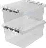Sunware Q-Line Storage Box 36L przezroczysty/szary Podgląd zdjęcia produktu 16