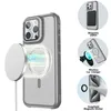 A phone case with magnetic accessories shown in various use cases. Produktbild-Vorschau