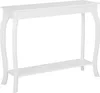 BELIANI Konsolentisch Weiß 30 x 100 cm MDF Tischplatte Produktbild-Vorschau 1
