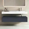 doporro Waschbecken-Unterschrank Badmöbel-Set in matt Produktbild-Vorschau 1