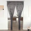 vidaXL Makramee Vorhang Anthrazit 140x240 cm Baumwolle Produktbild-Vorschau 1