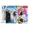 A collage of images from Disney's Frozen II, featuring characters and scenes from the movie, presented as a puzzle box. Produktbild-Vorschau