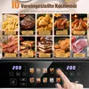 OYAJIA Doppelkammer-Heißluftfritteuse 2x5L | Airfryer 10L Produktbild-Vorschau 4