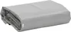 A folded gray tarp is shown against a white background. Produktbild-Vorschau