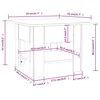 vidaXL Stolik kawowy dąb wędzony 55x55x42 cm materiał Podgląd zdjęcia produktu 8