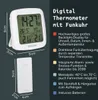 Fackelmann digitaler Funk-Thermometer mit Funkuhr Tecno, Produktbild-Vorschau 4