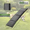 Hunderampe klappbar 180 cm Aluminium Autorampe bis 130 kg Produktbild-Vorschau 3