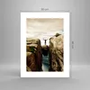 Poster - Poster ohne Rahmen - Felsen Gipfel Wolken - 30x40 Produktbild-Vorschau 4
