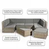 Mucola Lounge Set Polyrattan Gartenmöbel Rattanmöbel Produktbild-Vorschau 5