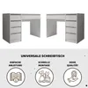 Idohome - Schreibtisch mit Schubladen BELLA 110x77x55 cm Produktbild-Vorschau 10