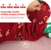Vánoční kryt židle 6 ks Vánoční kryt židle Digitální tisk Náhled obrázku produktu 3
