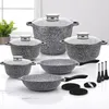 KlönBerg set de 17 casseroles | avec revêtement marbré | Voir les images du produit 4