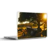 MuchoWow® Laptop Aufkleber Sticker Cover Traktor - Sonne - Produktbild-Vorschau 1