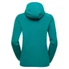 Teal Midlayer-Jacke für Damen mit Kapuze von La Sportiva; Rückansicht. Produktbild-Vorschau