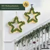 Salcar 55 cm Weihnachtsstern aus Weihnachtsgirlande Produktbild-Vorschau 5