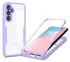 A clear product shot of a phone case and a phone inside it, presented on a white background. Produktbild-Vorschau