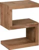 Wohnling Acacia massif Table d'appoint \"S\" Cube 45 x 30 x Voir les images du produit 1