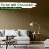 Wandfarbe Braun Grün Beige Matt Innenfarbe – Deckkraft Produktbild-Vorschau 2