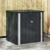 vidaXL Contenitore da giardino nero 101,5 x 82 x 100 cm in Anteprima dell’immagine prodotto 2