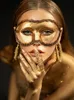 Colombina oro Venezianische Maske Produktbild-Vorschau 3