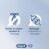 Marketing image with icons and text related to Oral-B iO. Produktbild-Vorschau