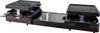 Der Unold Raclette Extendable ist ein schwarzer rechteckiger Tischgrill mit zwei Grillplatten, mehre Produktbild-Vorschau