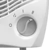 Close-up view of a white fan's control knob and markings. Anteprima dell’immagine prodotto