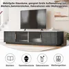 MODFU Mobile TV basso con 4 cassetti e 2 ante in vetro, Anteprima dell’immagine prodotto 8