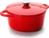 Ibili-Cocotte-Topf, emailliertes Gusseisen, 24x11,5 cm, rot Produktbild-Vorschau 3