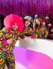 Casque disco - Accessoire amusant pour costume de carnaval Voir les images du produit 2