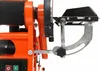 Close-up view of a grinding machine's adjustable support arm and motor housing. Voir les images du produit