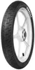 A motorcycle tire mounted on a white wheel, shown against a white background. Podgląd zdjęcia produktu