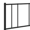 vidaXL Letto in metallo senza materasso con pediera nero Anteprima dell’immagine prodotto 9