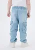 NAME IT Bequeme Baggy Jeans Cargo Hose Stretch Denim Jogger Produktbild-Vorschau 2