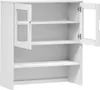 vidaXL Blat wysoki MOLDE biały 90x35x100 cm lite drewno Podgląd zdjęcia produktu 5