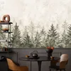 Muralo Vlies Fototapete für Esszimmer Aquarell BÄUME Produktbild-Vorschau 4