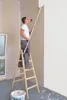 Hymer Holz-Sprossenstehleiter, beidseitig begehbar, 2x4 Produktbild-Vorschau 4
