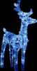 vidaXL Rentiere & Schlitten Weihnachtsdekoration 160 LEDs Produktbild-Vorschau 2