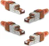 4x Netzwerk Stecker CAT 7 Werkzeuglos RJ45 CAT7 Produktbild-Vorschau 1