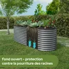 AREBOS Potager surélevé en métal 240 x 80 x 78 cm Potager Voir les images du produit 6
