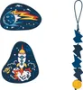 Scout sac d'école LED Neo Set 4 pièces Rocket Rider bleu Voir les images du produit 10