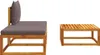 vidaXL 3-tlg. Gartensofa-Set mit Kissen Holz Akazie & Produktbild-Vorschau 5
