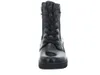 A front view of a black lace-up boot. Anteprima dell’immagine prodotto