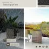 Salon de jardin LAUSANNE 2 places - marron naturel Voir les images du produit 7
