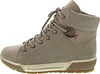 A side view of a beige Rieker boot. Voir les images du produit