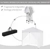 Outsunny Pavillon 2x2m Faltpavillon 4 Seitenwände mit Produktbild-Vorschau 6