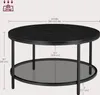 VASAGLE Couchtisch, Wohnzimmertisch, moderner Stil, 80 x 46 Produktbild-Vorschau 4