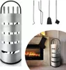 XINZI set de cheminée 5pcs set de cheminée argent inox set Voir les images du produit 5