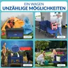 Trolley a mano pieghevole da tetto 100kg freno tasca Anteprima dell’immagine prodotto 4